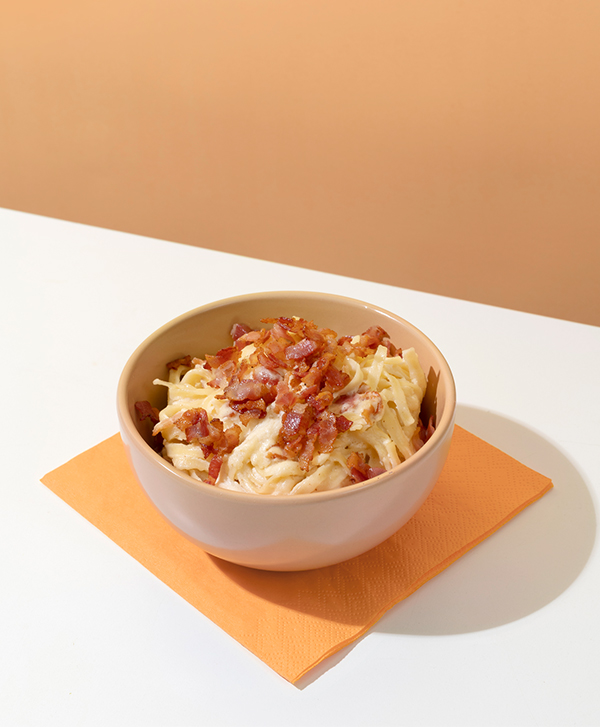 煙燻火腿清炒手擀麵